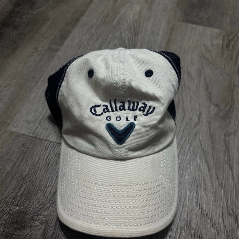 Callaway Golf Cap in Cream and Black